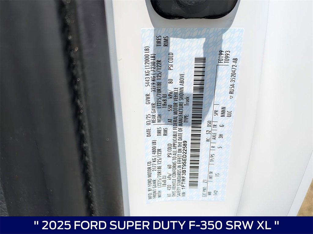 New 2025 Ford F350 XL w/ STX Appearance Package image 30