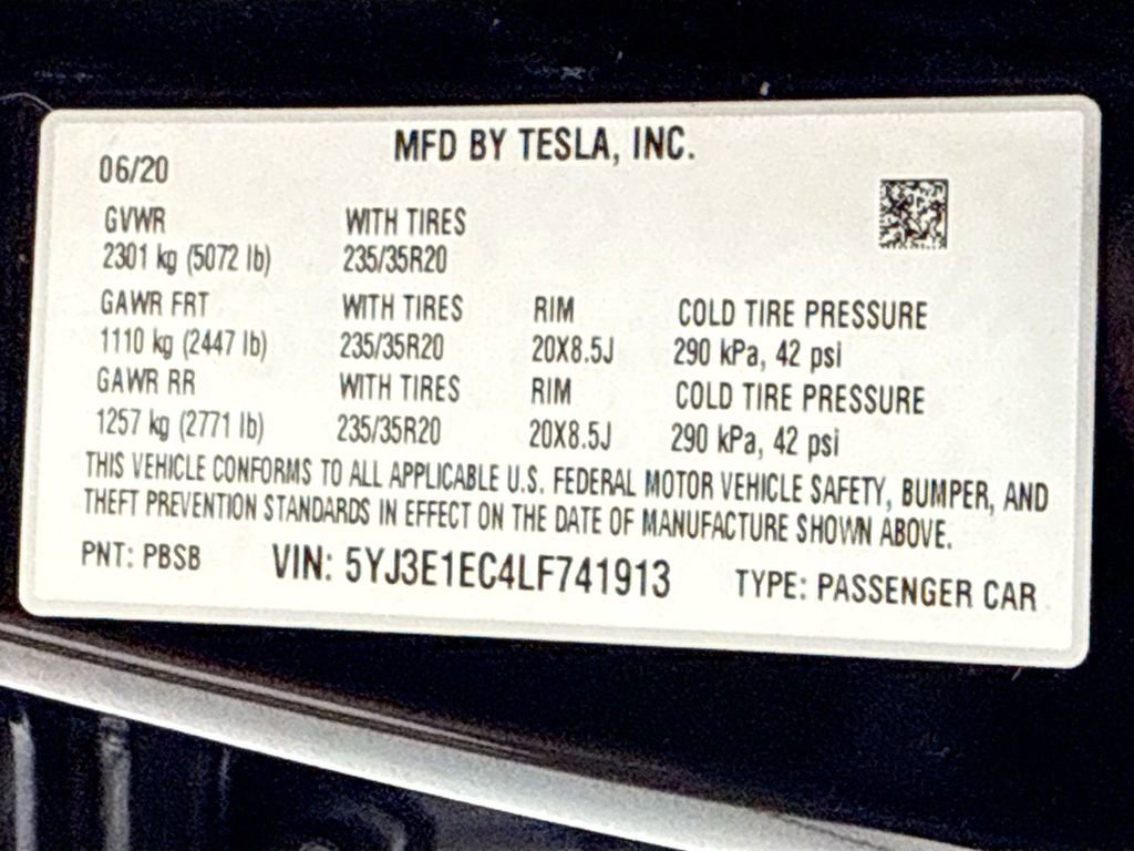 Used 2020 Tesla Model 3 Performance AWD/4WD image 34