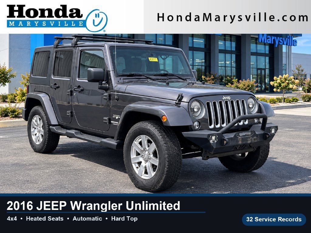 Used 2016 Jeep Wrangler Unlimited Sahara w/ Dual Top Group