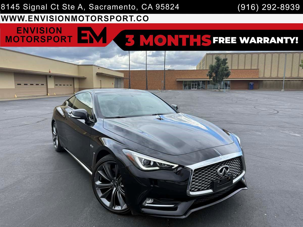 Used 2018 INFINITI Q60 Red Sport 400 w/ Sensory Package 3.0T Sport AWD/4WD image 1