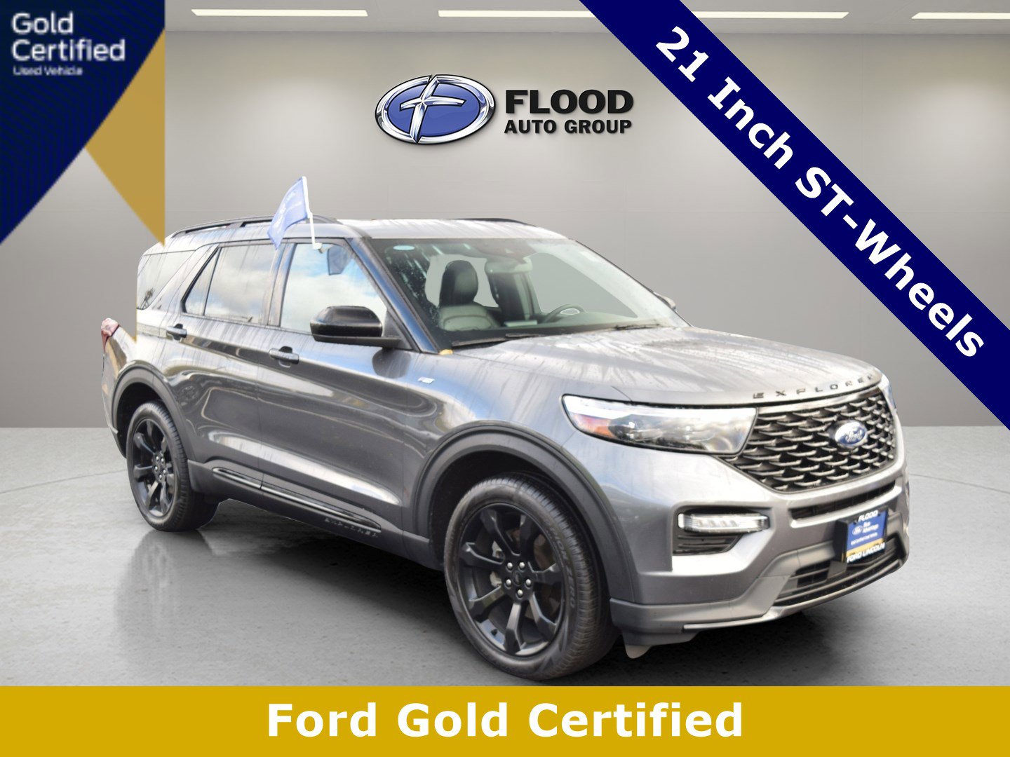 Certified 2024 Ford Explorer ST-Line w/ Class IV Trailer Tow Package