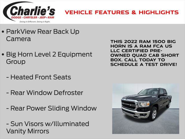 Certified 2022 RAM 1500 Big Horn image 7