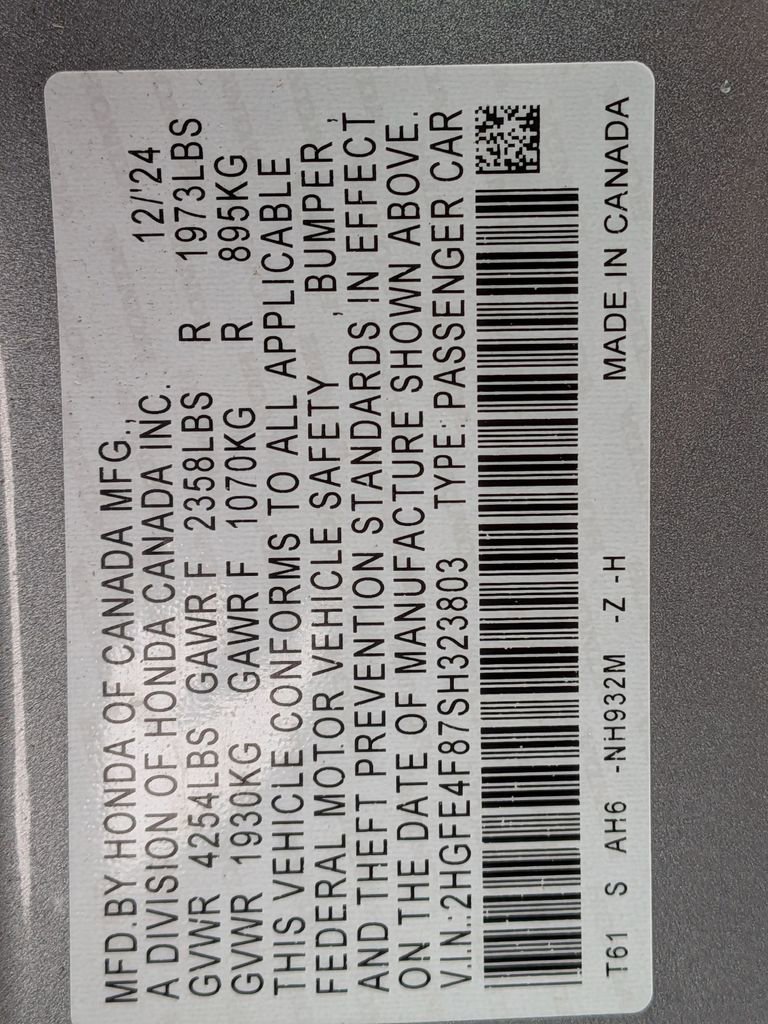 Used 2025 Honda Civic Sport image 31