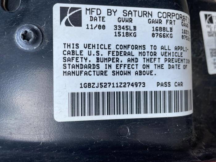 Used 2001 Saturn S-Series SL2 image 39
