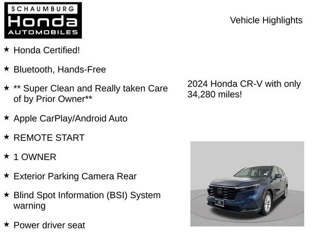 Certified 2024 Honda CR-V EX-L image 14