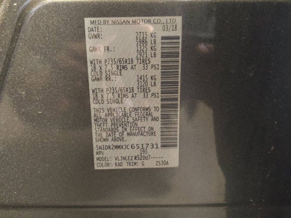 Used 2018 Nissan Pathfinder SV AWD/4WD image 33