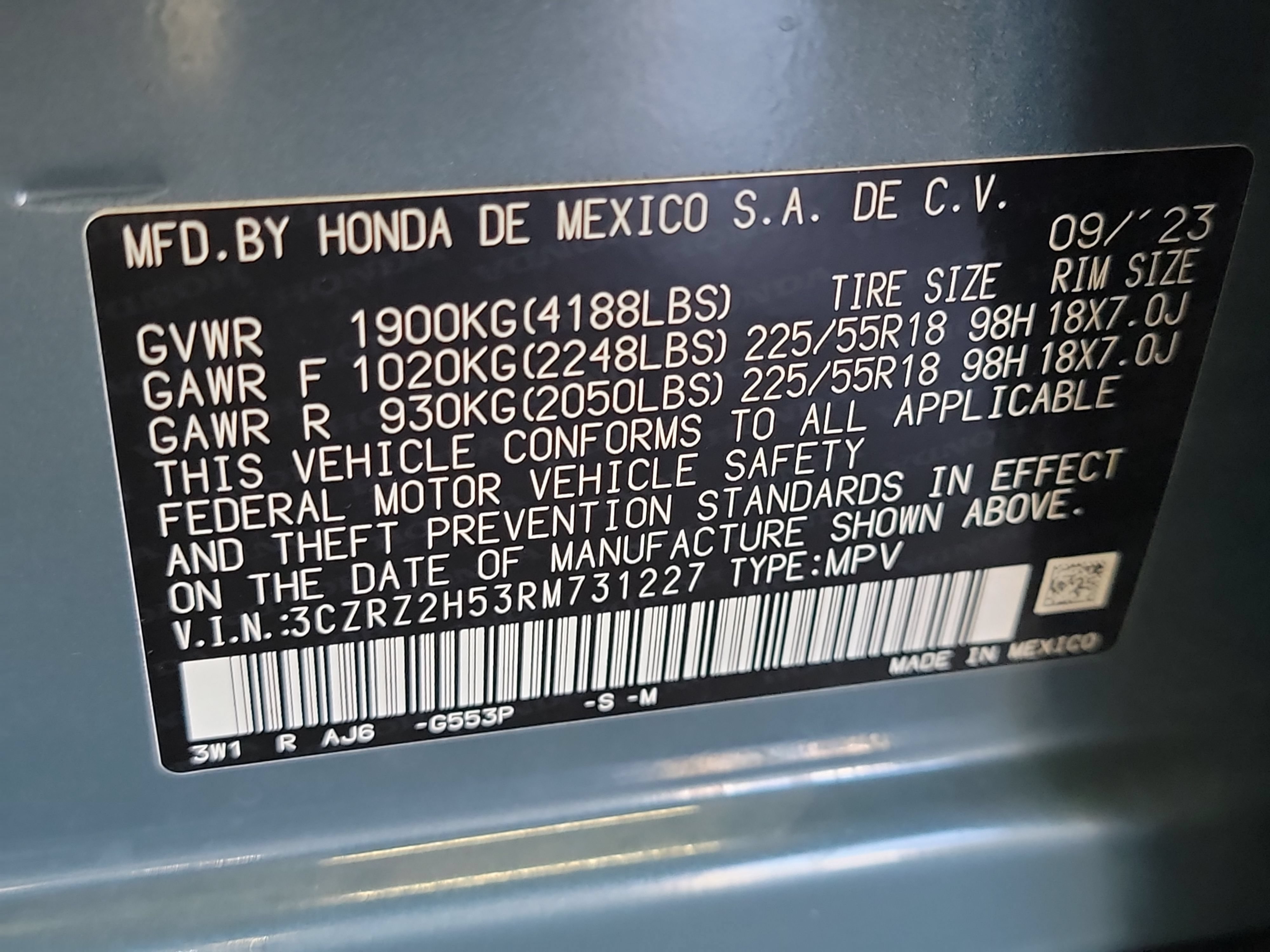 Used 2024 Honda HR-V Sport image 32