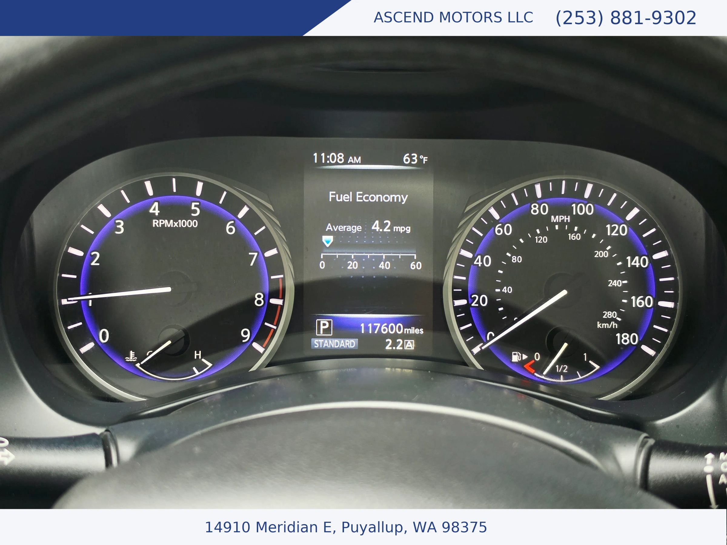 Used 2014 INFINITI Q50 Premium w/ Deluxe Touring Package AWD/4WD image 14