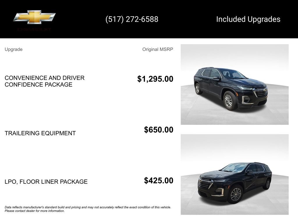 Certified 2023 Chevrolet Traverse LT FWD image 15