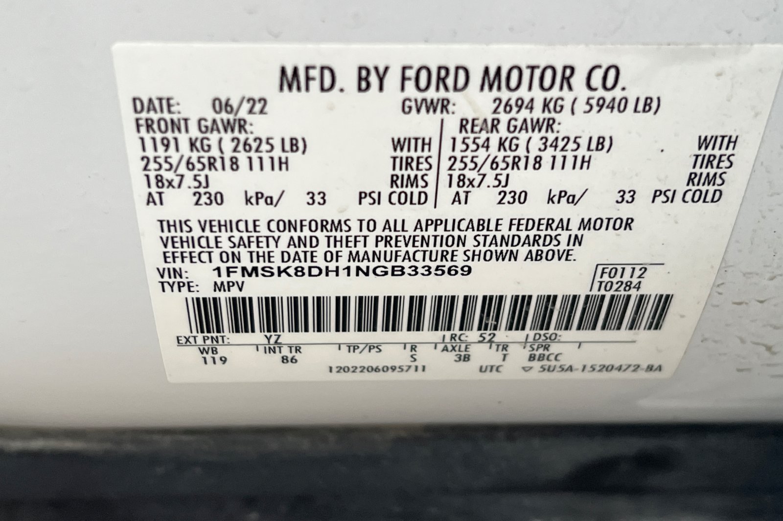 Used 2022 Ford Explorer XLT AWD/4WD image 33