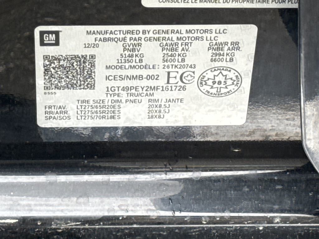 Certified 2021 GMC Sierra 2500 AT4 w/ AT4 Premium Plus Package image 39