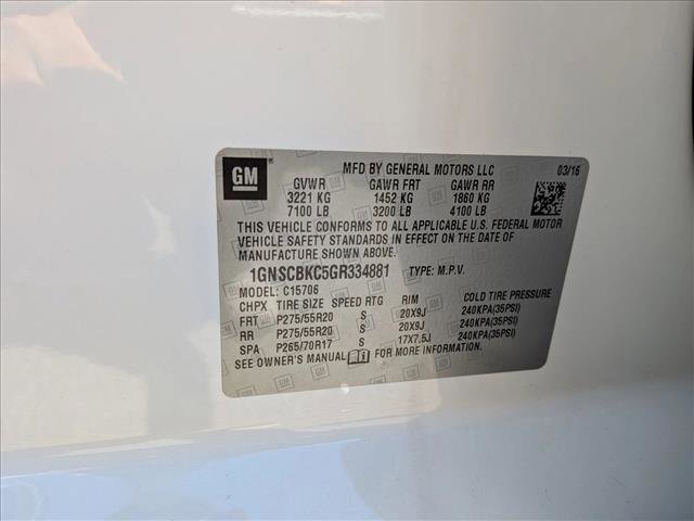 Used 2016 Chevrolet Tahoe LT RWD image 28