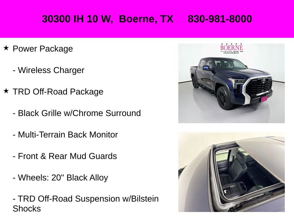 Used 2023 Toyota Tundra Limited w/ TRD Off-Road Package image 20