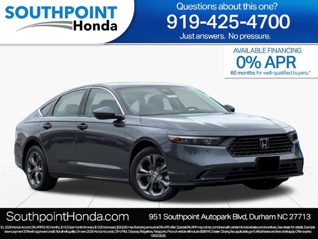 New 2026 Honda Accord EX-L