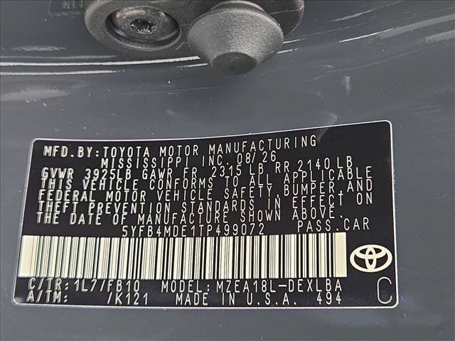 New 2026 Toyota Corolla LE FWD image 18