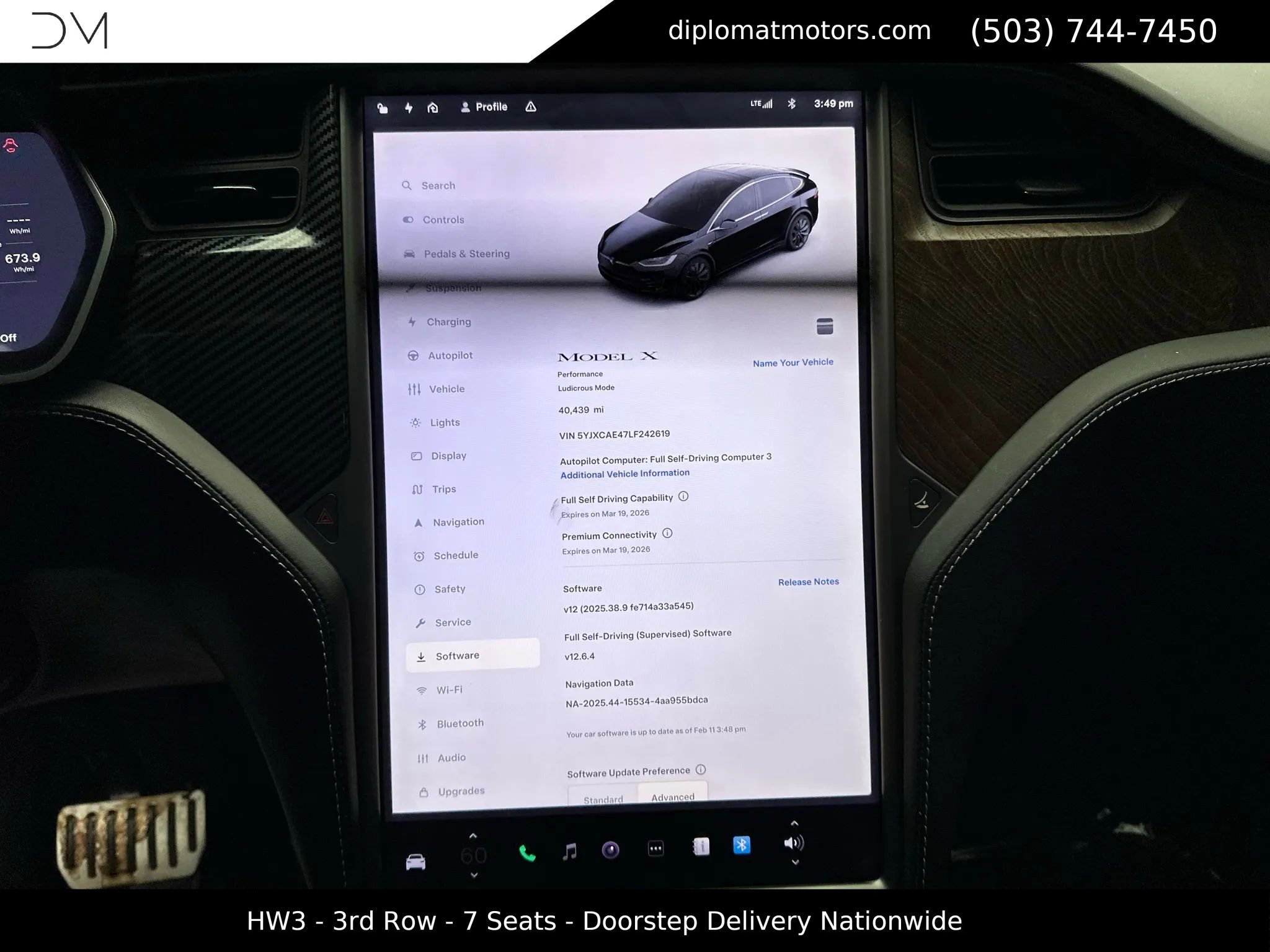 Used 2020 Tesla Model X Performance AWD/4WD image 36