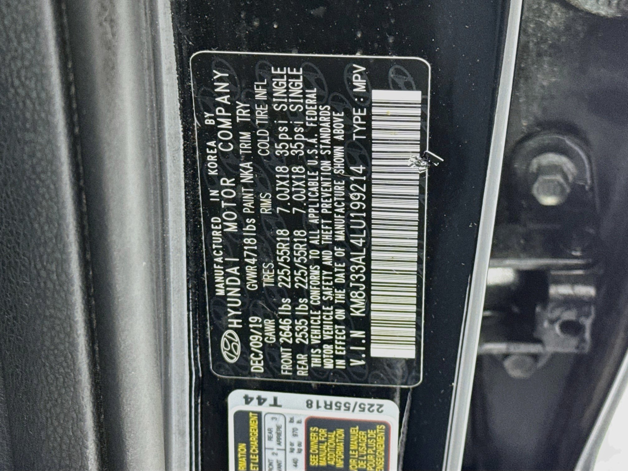 Used 2020 Hyundai Tucson SEL w/ Cargo Package FWD image 30