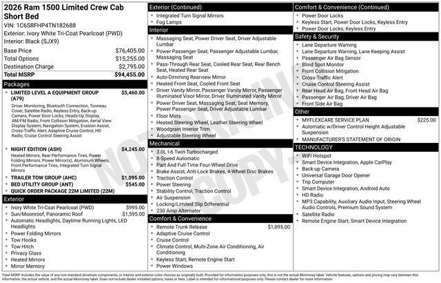 Used 2026 RAM 1500 Limited AWD/4WD image 29