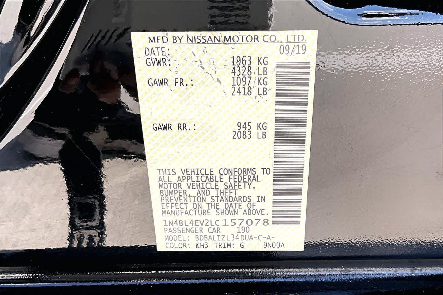 Used 2020 Nissan Altima 2.5 SL FWD image 29