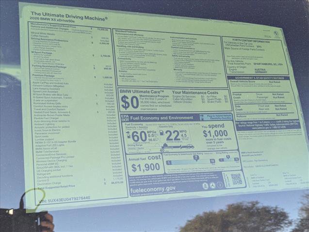 New 2026 BMW X5 xDrive50e w/ M Sport Package image 17