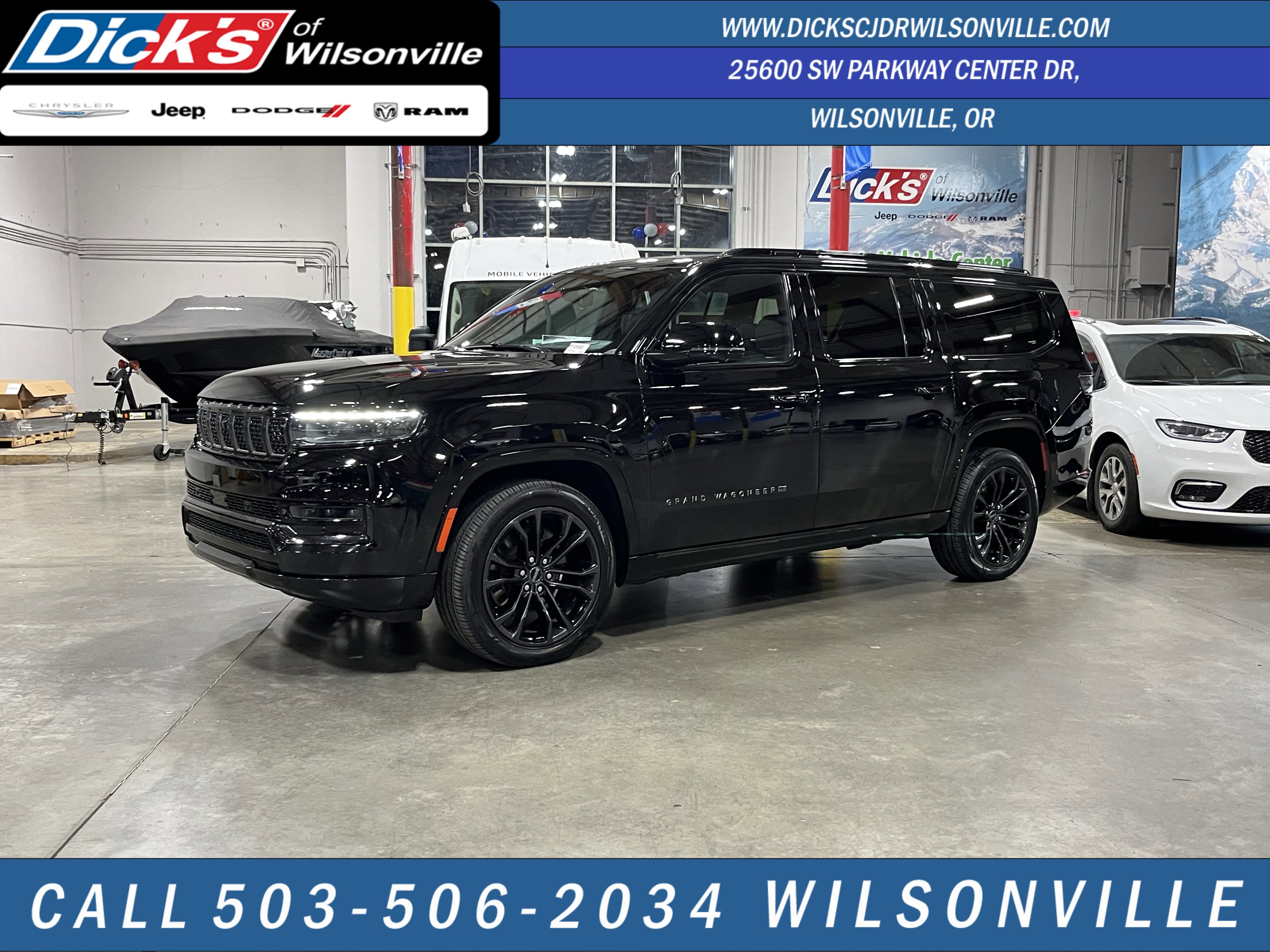 Used 2024 Jeep Grand Wagoneer L Series II w/ Quick Order Packagew 28T 360° Tour