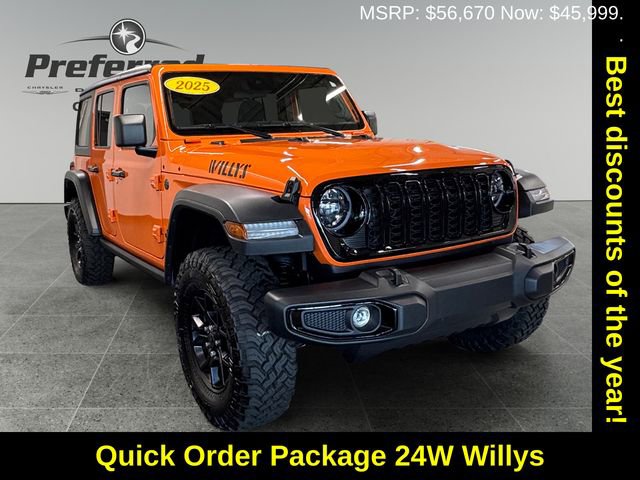 New 2025 Jeep Wrangler Willys