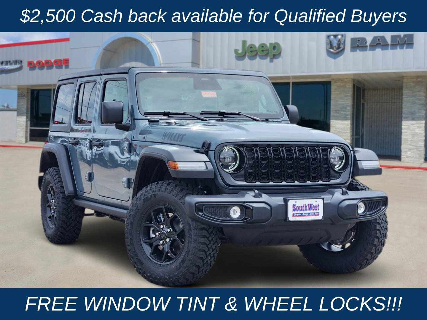 New 2026 Jeep Wrangler Willys
