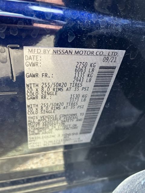 Used 2022 INFINITI QX60 Sensory w/ Cargo Package AWD/4WD image 14
