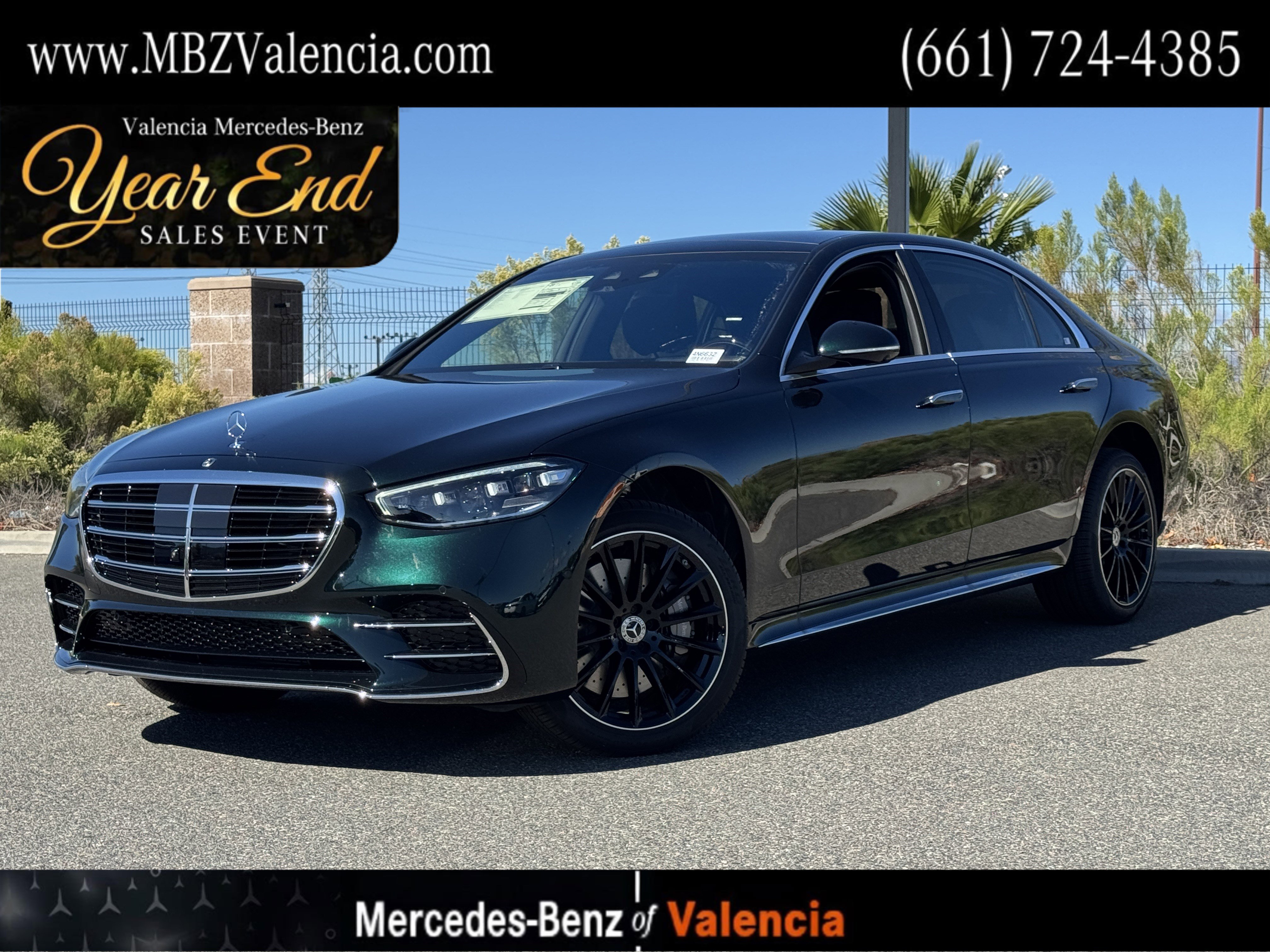 New 2026 Mercedes-Benz S 580 4MATIC Sedan image 1