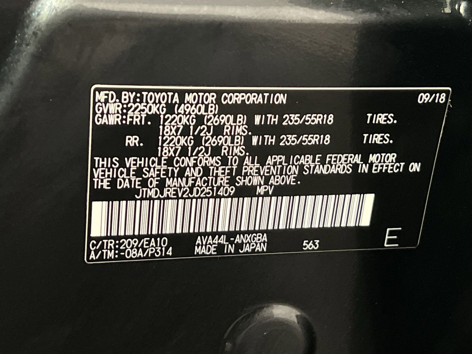 Used 2018 Toyota RAV4 Limited image 30