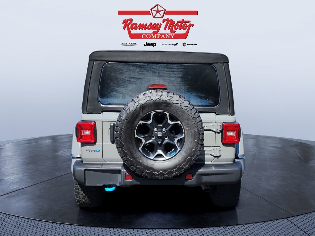 Used 2022 Jeep Wrangler Unlimited Rubicon 4xe w/ Steel Bumper Group image 4