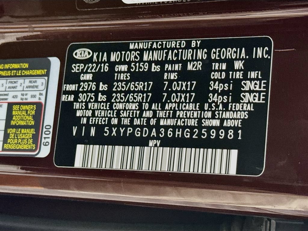 Used 2017 Kia Sorento AWD image 34