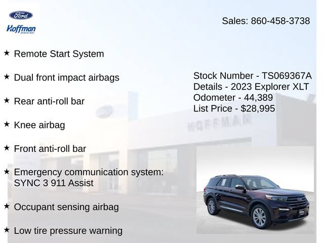 Used 2023 Ford Explorer XLT w/ Equipment Group 202A AWD/4WD image 25