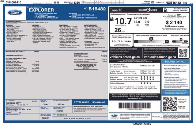 Used 2022 Ford Explorer Limited AWD/4WD image 6