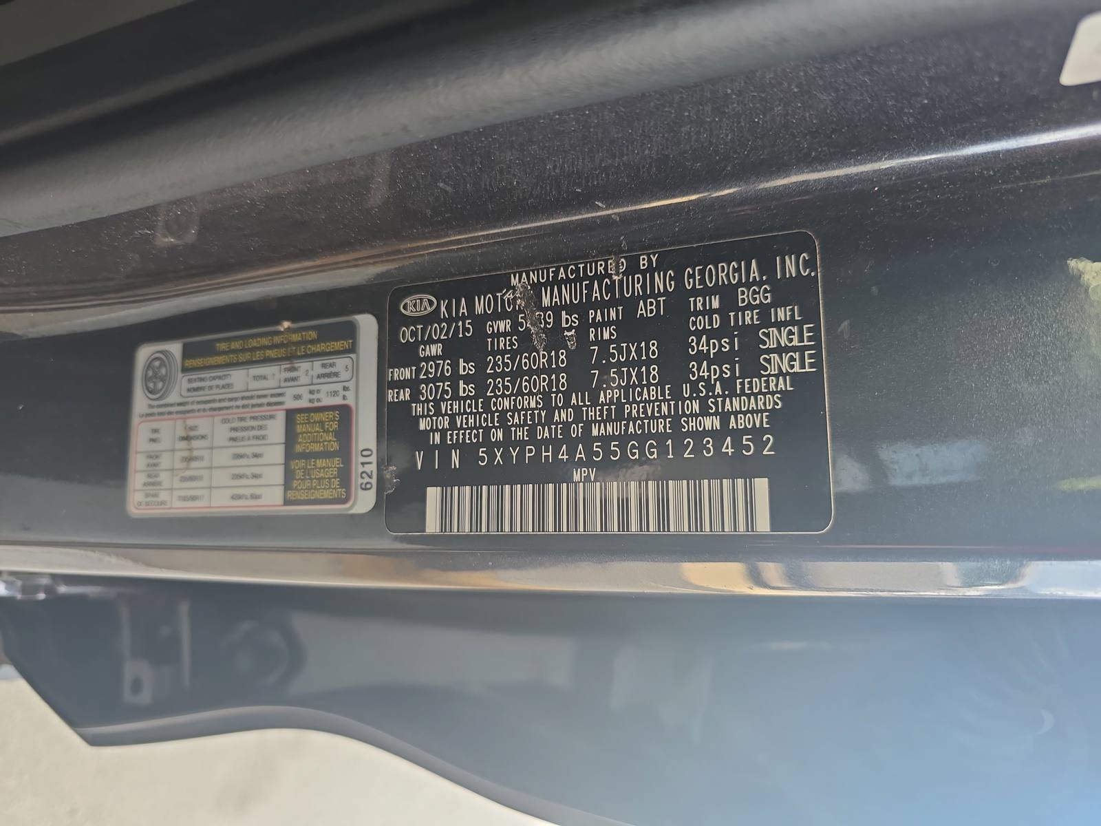 Used 2016 Kia Sorento EX w/ EX Premium Package FWD image 35