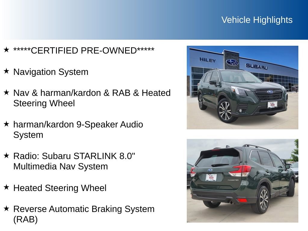 Certified 2024 Subaru Forester Limited AWD/4WD image 5