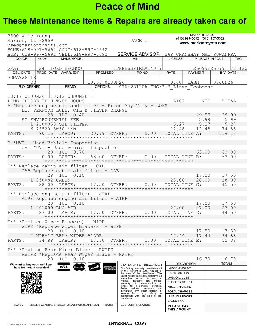 Used 2024 Ford Bronco Outer Banks AWD/4WD image 35
