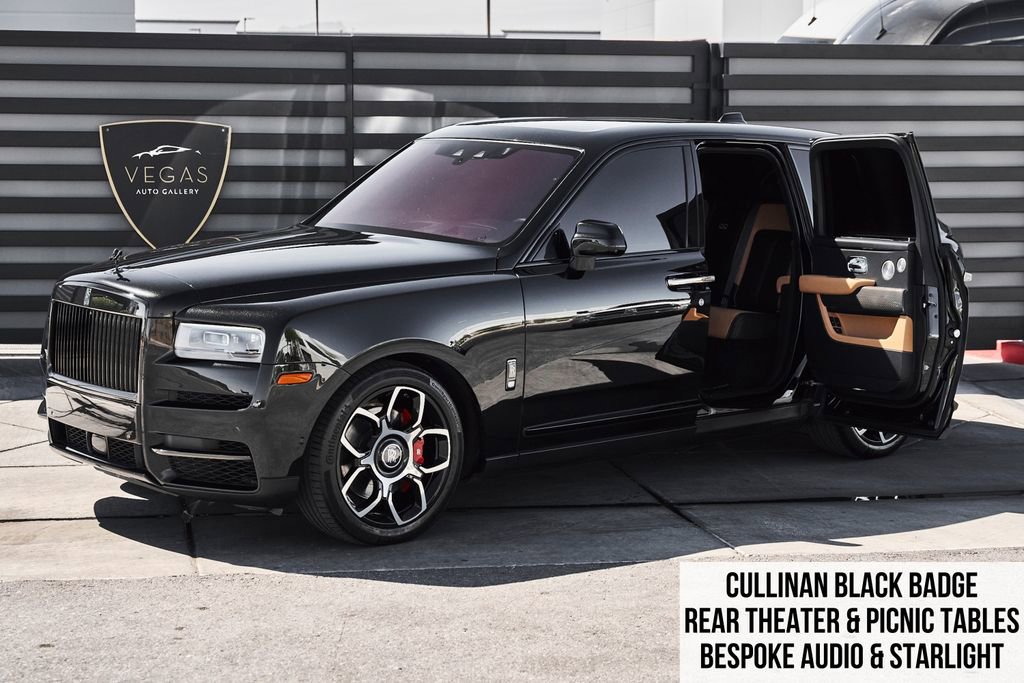 Used 2022 Rolls-Royce Cullinan Black Badge w/ Dark Exterior Package AWD/4WD image 1
