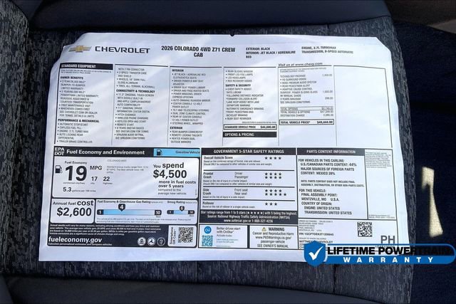 New 2026 Chevrolet Colorado Z71 w/ Technology Package AWD/4WD image 15