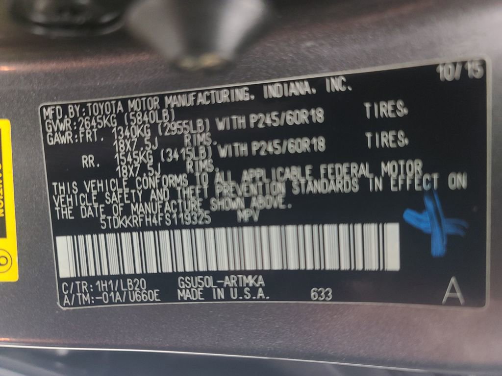 Used 2015 Toyota Highlander XLE image 41