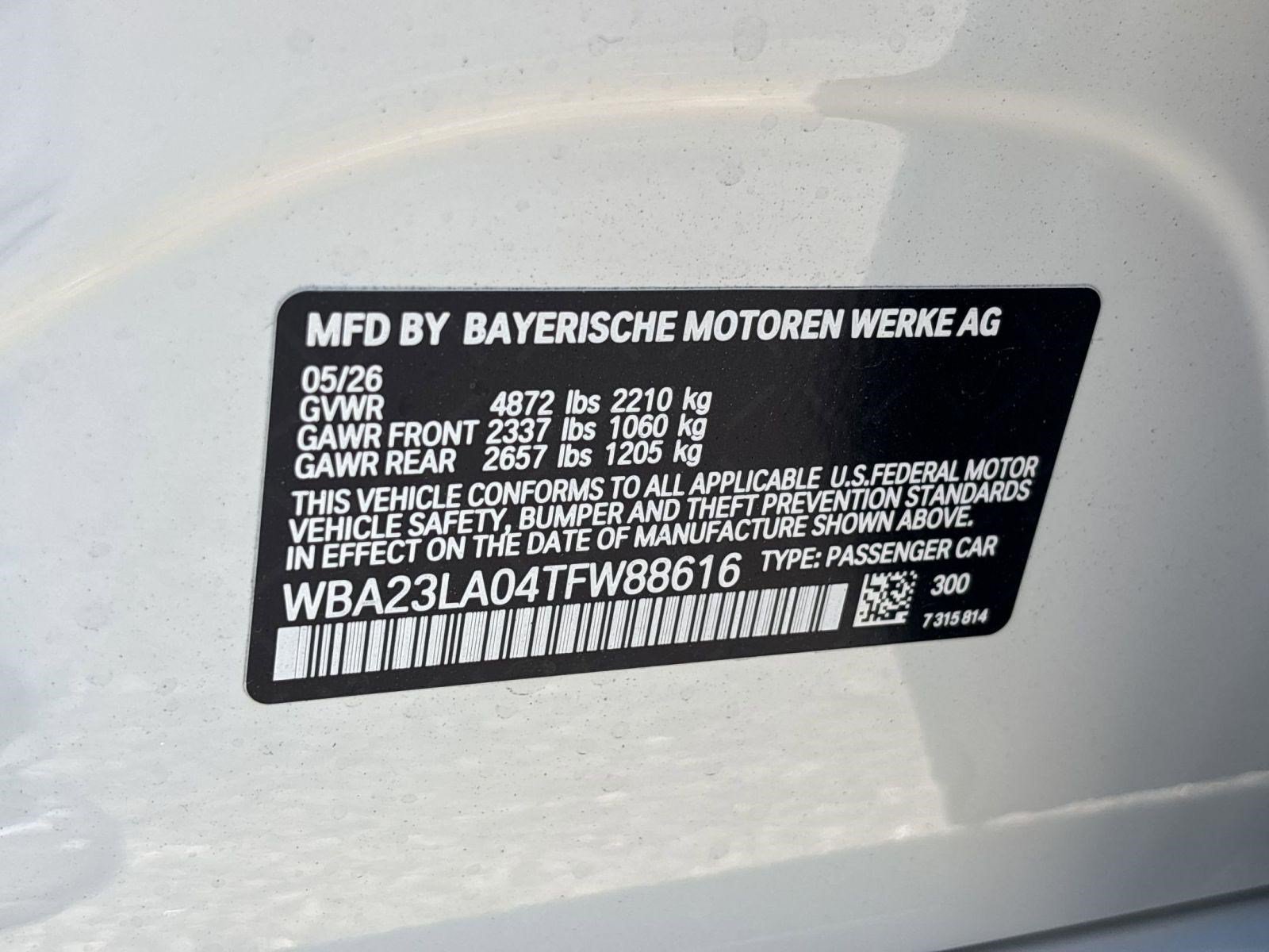 New 2026 BMW 330i xDrive Sedan w/ M Sport Package AWD/4WD image 20