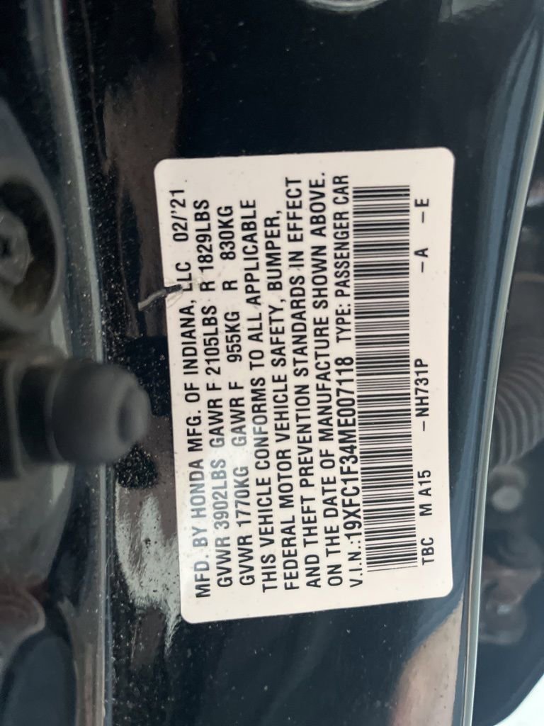 Used 2021 Honda Civic EX image 77