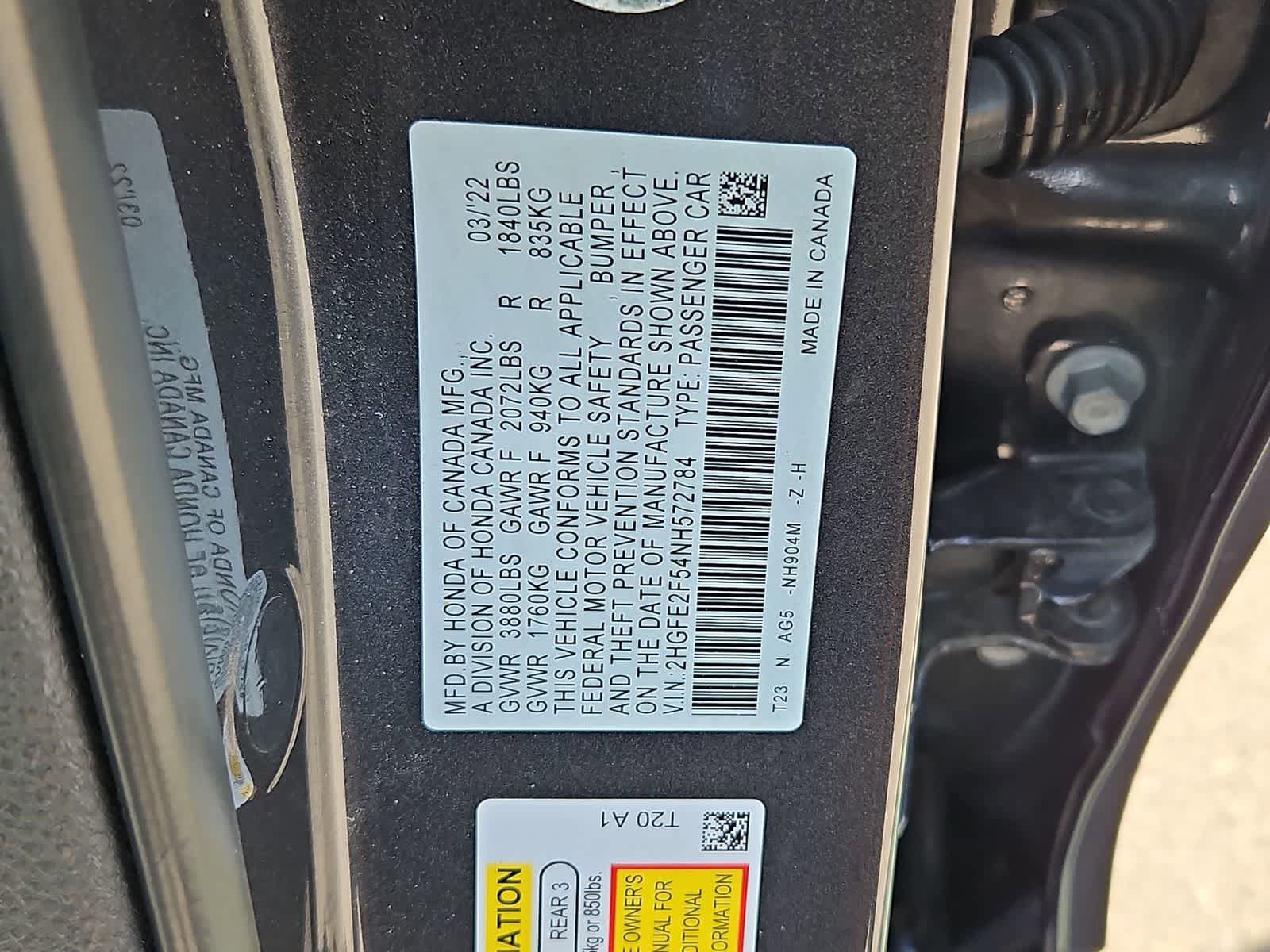 Used 2022 Honda Civic Sport image 33