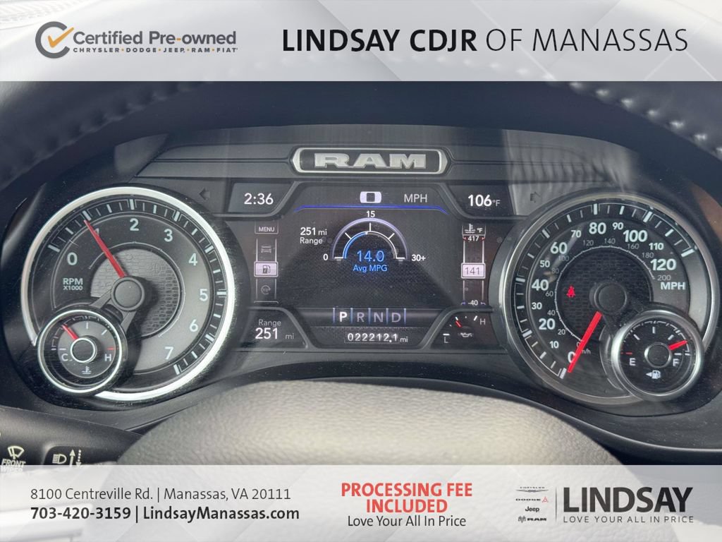 Used 2022 RAM 1500 Big Horn AWD/4WD image 14
