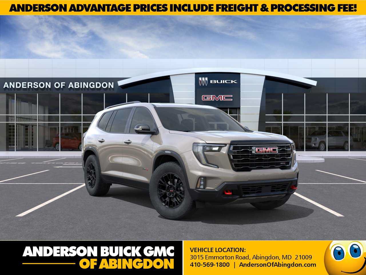 New 2026 GMC Acadia AT4 w/ Luxury Package AWD/4WD image 1