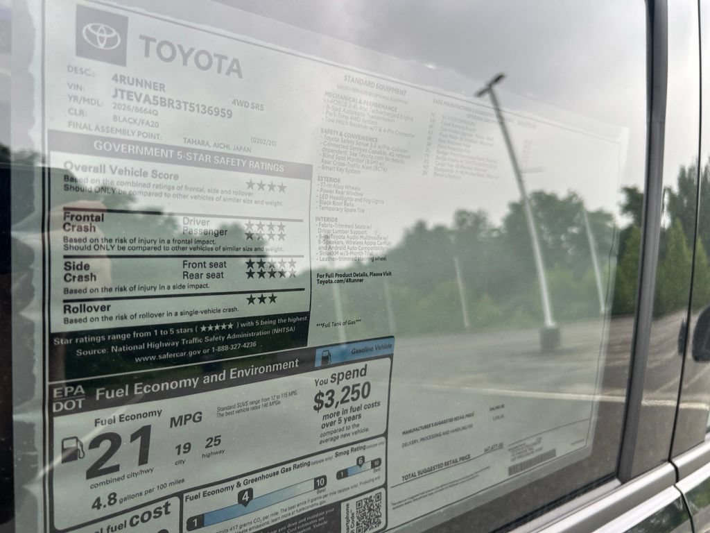 New 2026 Toyota 4Runner SR5 AWD/4WD image 30