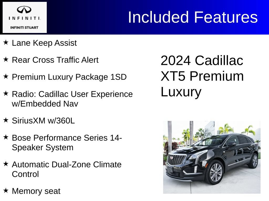 Used 2024 Cadillac XT5 Premium Luxury AWD/4WD image 3