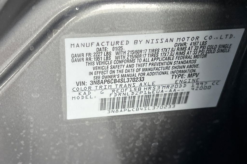 New 2025 Nissan Kicks SV w/ Illumination Package AWD/4WD image 22