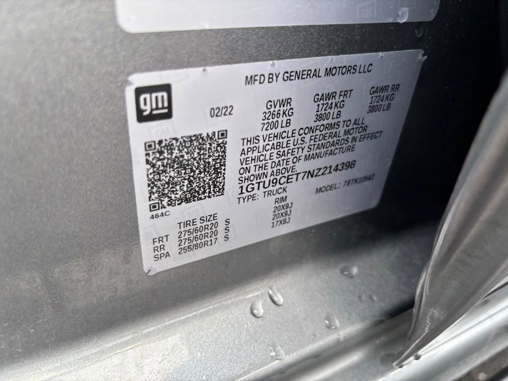 Used 2022 GMC Sierra 1500 Elevation w/ Driver Alert Package I AWD/4WD image 14