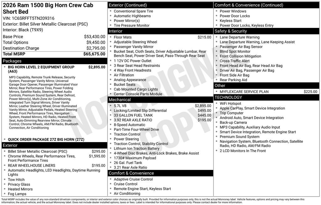 Used 2026 RAM 1500 Big Horn AWD/4WD image 41